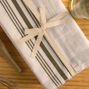 Serviette de Bistro 100% coton Serviette tissée vert olive durable à séchage rapide pour un usage domestique - Product Image 1