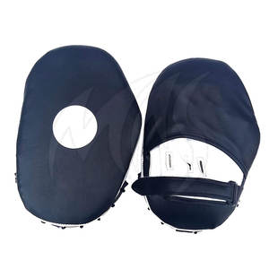 Manoplas de boxeo de cuero y PVC de 8oz y 12oz, punzón de gimnasio y artes marciales MMA, almohadilla de enfoque, objetivo de entrenamiento de ejercicio para punzones - Product Image 1