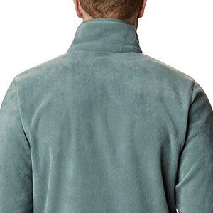 Chaqueta polar de talla grande estilo Otoño Invierno de manga larga con logotipo personalizado y etiquetas chaquetas polares para hombre - Product Image 6