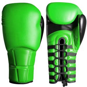 Gants de boxe sur mesure en cuir véritable, style à lacets, nouvelle conception OEM, toutes les couleurs, poignée à lacets, réglables, CP-BG-21 - Product Image 3