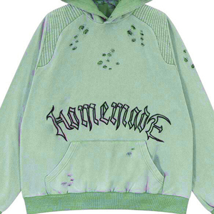 Sudadera con capucha de gran tamaño de Terry francés de alta calidad, sudadera recortada Unisex para hombre, sudaderas con capucha personalizadas y bordadas, Ronpex de alta calidad - Product Image 4