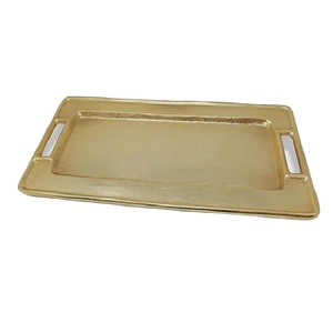 Bandeja de servicio de aluminio y metal tradicional de llegada superior perfecta para rituales de boda y celebraciones de festivales - Product Image 1