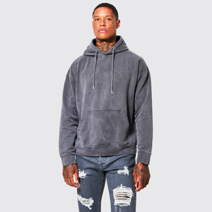 Capuche en polaire surdimensionnée 100% coton épais personnalisé 2XL 500 Gsm motif de créateur imprimé en 3D pour hommes hiver - Product Image 1