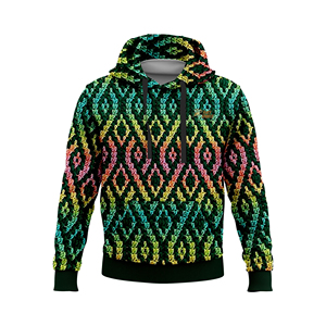 Sudaderas con Capucha de Manga Larga para Adultos, Diseño Moderno, Algodón Combinado, Estampado por Sublimación, para Invierno - Product Image 4