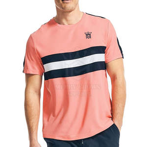 Respirant nouveau Style hommes T-shirt vente chaude prix de gros conception de Logo personnalisé hommes 100% coton T-shirt pour hommes coupe ample - Product Image 3