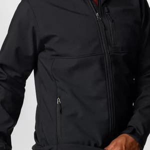 Chaqueta Softshell con Diseño de Logotipo Personalizado OEM, 100% Poliéster, Impermeable, Tejida, Deportiva, Casual, con Cremallera - Product Image 6
