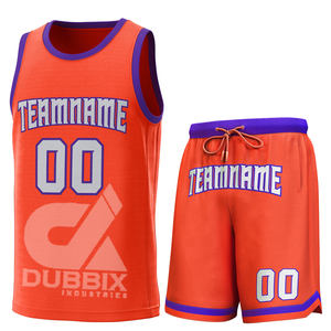 Nouveauté Maillot de basket-ball unisexe Logo personnalisé Taille plus XS Équipe de jeunes Sports de plein air Vêtements de basket-ball sur mesure - Product Image 1