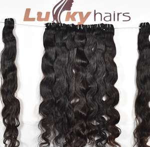 Vente en gros Styles Cuticule Aligné Vietnamien Non Transformé Remy Noir Couleur Naturel Bundle Vague de Corps Fabrique des Extensions Humaines - Product Image 2