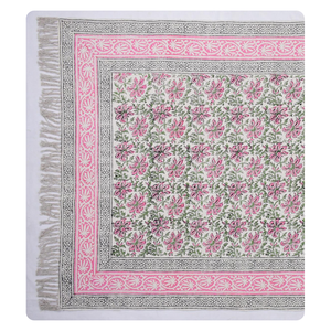 พรมผ้าฝ้ายพิมพ์ลายสีชมพูหลากสีพรมตกแต่งซักได้สำหรับห้องนอนห้องนั่งเล่นและการตกแต่งภายในบ้านแสนสบาย - Product Image 5