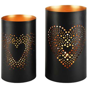 Handmade Vintage Iron Votive Candle Holder <b>Black</b> Powder Coated S/2 Home Christmas Decor Metal Candle Jars <b>Lanterns</b> - Product Image 6