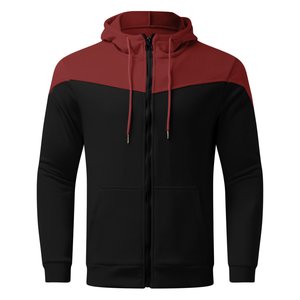 Veste à capuche unisexe personnalisée à fermeture éclair brodée écologique et surdimensionnée avec motif imprimé pour hommes et femmes tendance 2025 - Product Image 3