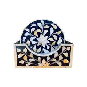 Posavasos de Hueso con Incrustaciones de Diseño Moderno y Estilo Lujoso, Color Personalizado, Impresión UV, la Mejor Calidad para Uso en el Hogar y Restaurantes, Precio Bajo - Product Image 4