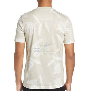 Meilleures ventes T-shirt coupe ajustée pour hommes 100% coton Vêtements pour adultes de haute qualité de couleur unie - Product Image 2