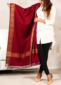 Châle de style vintage pour femmes personnalisées, laine de cachemire de haute qualité, différentes tailles disponibles, tarif de gros pour les musulmans département - Product Image 6