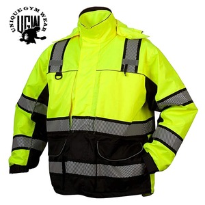 เสื้อแจ็คเก็ตนิรภัยสะท้อนแสงสองสี ความปลอดภัยสูง ไฟ LED กันน้ำ กันลม รับสกรีนโลโก้ตามสั่ง-OEM/ODM |   ไม่เหมือนใคร - Product Image 5