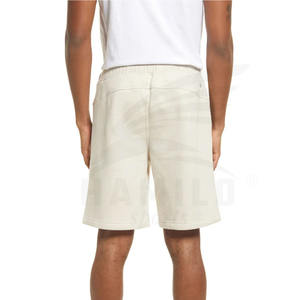 กางเกงขาสั้นของผู้ชายผ้าฝ้ายระบายอากาศได้ดีดีไซน์ใหม่ล่าสุดสไตล์สตรีทสูงทำจากผ้าฝ้ายน้ำหนักเบาแบบหลวมบริการ OEM - Product Image 2