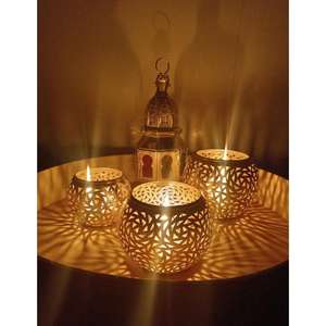 Ensemble de bougeoirs en laiton en métal à la demande énorme avec forme et taille personnalisées utilisation finie polie brillante dorée pour centre de table - Product Image 6