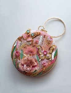 TROUVER DES SACS DE BRODERIE UNIQUES MEILLEURS Style Bohème Broderie Travail Main Embrayage Sacs Sacs Fantaisie Conception Doublure En Gros - Product Image 5