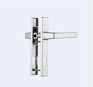 Poignée de levier de porte en laiton noir mat de qualité supérieure pour ensemble de serrure de poignée de sécurité de porte de chambre - Product Image 4