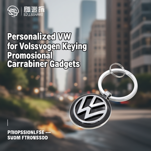 Portachiavi Personalizzato VW per Volkswagen, Gadget Promozionale con Moschettone - Product Image 3