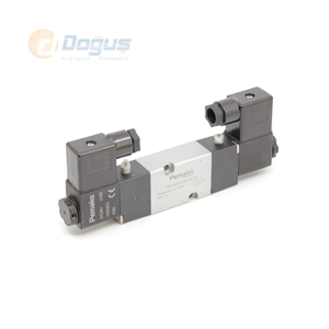 Válvula Solenoide de Doble Bobina PV1EN Namur 1/4 5/2, Control Eléctrico, Neumático y Manual, Compatible con Agua, Gas, Aceite y Ácido - Product Image 1