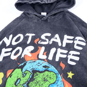 เสื้อฮู้ดสำหรับทุกเพศเสื้อสเวตเตอร์รุ่น320 GSM เฮฟวีเวตพิมพ์โลโก้ได้ตามต้องการ - Product Image 2