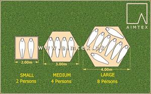 Carpa Familiar de Lona Aislante Resistente, Refugio de Camping Grande Impermeable - Product Image 6