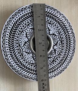 Portavelas de Mandala de Madera Hecho a Mano: Decoración del Hogar India - Product Image 3