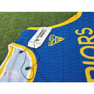 ชุดฝึกซ้อมบาสเกตบอลชาย เสื้อเจอร์ซีย์ทันสมัย แห้งเร็ว พิมพ์ลายได้ตามต้องการ โพลีเอสเตอร์ 100% ป้องกันแบคทีเรีย สำหรับผู้ชาย - Product Image 4