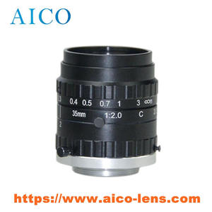 Alta illuminazione relativa piccolo <span class=keywords><strong>CRA</strong></span> 6mp F2.0 2/3 "35mm 6megapixel C montaggio macchina visione Fa obiettivo Cctv per fotocamera 2/3 pollici - Product Image 4