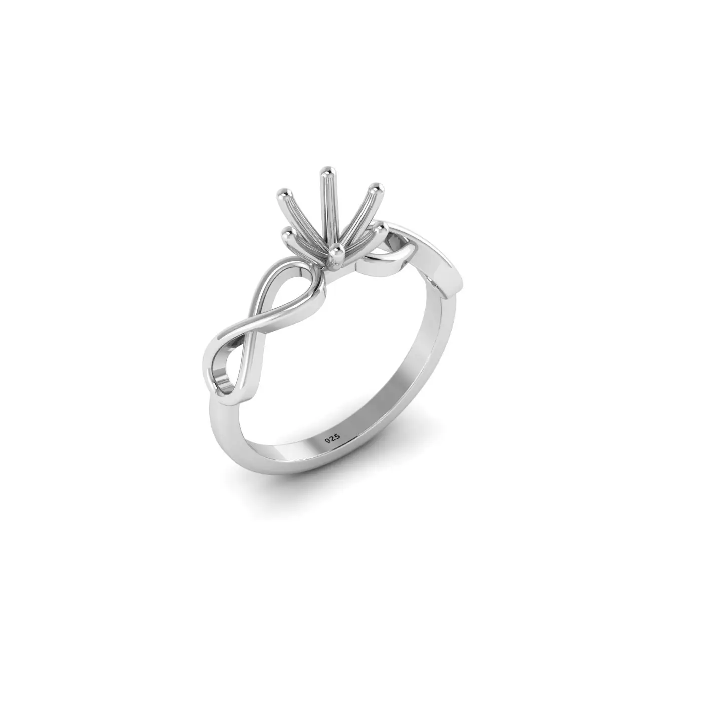 Grosir cincin cabang pengaturan batu hadiah khusus gaya trendi paling populer Perak 925 hari jadi pernikahan untuk hadiah ekspor