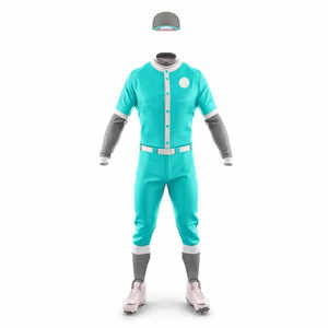 Uniforme de baseball pour hommes en matériau durable fabriqué pour les sports de plein air - Product Image 1