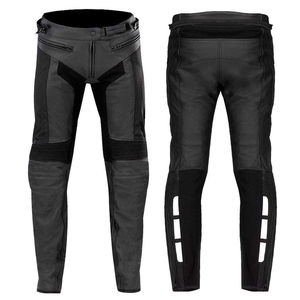 Pantalon de course de motocross pour hommes de haute qualité pantalon de moto imperméable en cuir personnalisé pantalon en cuir de couleur noire le plus vendu - Product Image 6