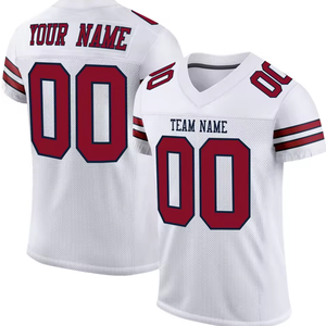 Maillots de football personnalisés en twill, 100% polyester, imperméables, à séchage rapide, extensibles, logo personnalisé, noms et numéros d'équipe - Product Image 2