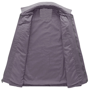 Vestes en toile pour hommes à manches longues respirantes en coton de haute qualité, vestes pour hommes, veste pour homme - Product Image 4