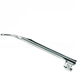 เครื่องมือตรวจกล่องเสียงแบบใบมีดมิลเลอร์ สแตนเลสสตีลคุณภาพสูงสุด 3 ชิ้น ขนาด 195 มม. สำหรับการผ่าตัดวินิจฉัยแบบกำหนดเอง ได้รับการรับรองมาตรฐาน CE - Product Image 1