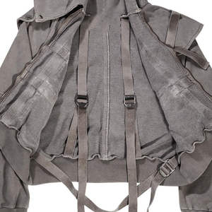 เสื้อมีฮู้ดผู้ชายเสื้อคาร์โก้ยุทธวิธีเสื้อมีฮู้ดเสื้อผ้าแนวสตรีทเสื้อสวมทางเทค - Product Image 5