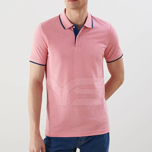 Polo informal para hombre en color único, ropa informal de talla grande, Polo de golf personalizado para hombre con opción multicolor - Product Image 5