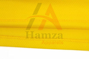 Uniforme de basket-ball personnalisé couleur jaune col en V tissu polyester uniforme de basket-ball par Hamza Apparels - Product Image 5