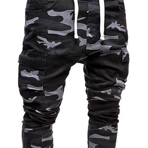 Venta al por mayor de poliéster en blanco personalizado Fitness Gym Joggers Camufla los pantalones de los hombres - Product Image 2