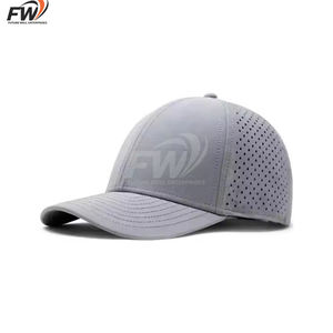 Nueva Gorra de Béisbol Deportiva de 5 Paneles con Logotipo Personalizado en PVC, Impermeable, de Poliéster, con Perforaciones Cortadas a Láser, Estilo Dad Hat - Product Image 3