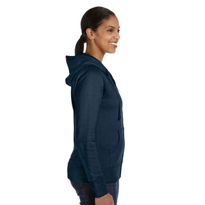 เสื้อฮู้ดดี้ผ้าฝ้ายแท้ 100% หนานุ่ม คุณภาพสูง ซิปหน้า บุซับในกันหนาว ย้อมสีแบบ Garment Dyed เป็นมิตรต่อสิ่งแวดล้อม สำหรับผู้หญิง - Product Image 3