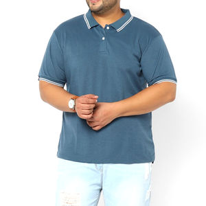 Polos de talla grande de alta calidad para hombre con logotipo personalizado, diseño OEM transpirable, precio barato 2025 - Product Image 5