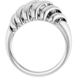 Stuller 14KW <b>Dome</b> <b>Ring</b> Gift for Special Occasions Model 5206:765559P - Product Image 2