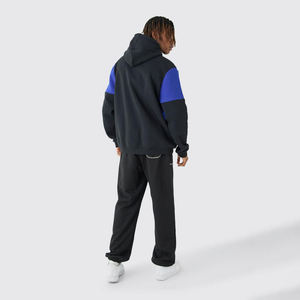 Nouveauté 2026 – Sweats à capuche pour hommes bicolores, design personnalisé, motif uni, épaules tombantes, coupe oversize, chauds pour l'hiver – Vente en gros - Product Image 3