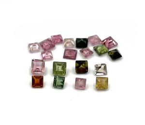 พลอยทัวร์มาลีนสีชมพูธรรมชาติอัญมณีทรงหลวมขนาด3-5มม. ได้รับการรับรองจากการทำเครื่องประดับ - Product Image 6