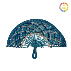 Abanico Tradicional de Seagrass para Uso en Verano y Decoración - Product Image 2