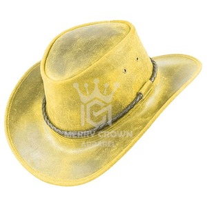 OEM Service Leather Hats New Fashionable Design New Arrival Leather Stylish Hat with Best Selling Price - Product Image 1