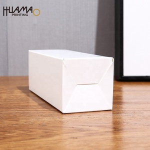 HUAMAO Minimalist Solid Color Cosmetic Packaging <b>Box</b> Custom Matte Finish Paper <b>Box</b> for Beauty Skincare Products - Product Image 3