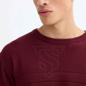 Meilleur sweat-shirt en tricot pour homme Nouveau design 100% coton Saison hivernale Faible MOQ Prix de gros Fabriqué au Pakistan - Product Image 3